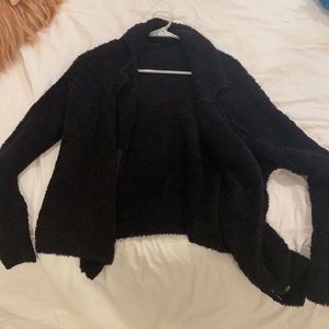 Free people slouchy fuzzy teddy jacket